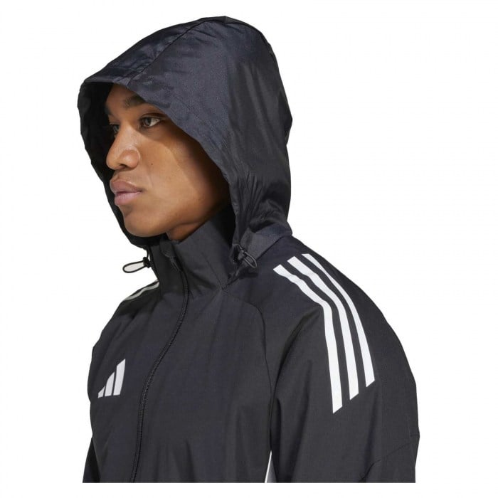 adidas Tiro 25 Competition All-Weather Jacket - Black/Team Grey Four/White
