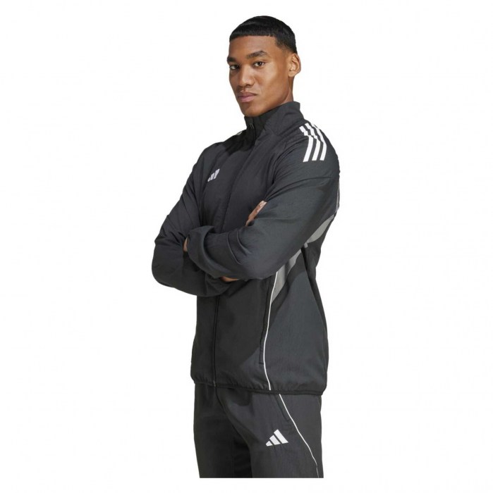 adidas Tiro 25 Competition Presentation Jacket - Black/Team Grey Four/White