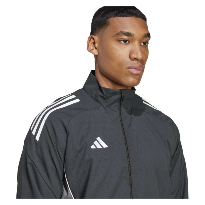 adidas Tiro 25 Competition Presentation Jacket - Black/Team Grey Four/White