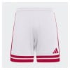 adidas Squadra 25 Shorts - White/Team Power Red