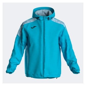 Joma Championship VIII Rain Jacket - Fluorescent Turquoise/Sky/Black