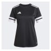 adidas Squadra 25 Short-Sleeve Jersey (W) - Black/White