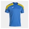 Joma Championship VIII T-Shirt - Royal Blue/Yellow/White