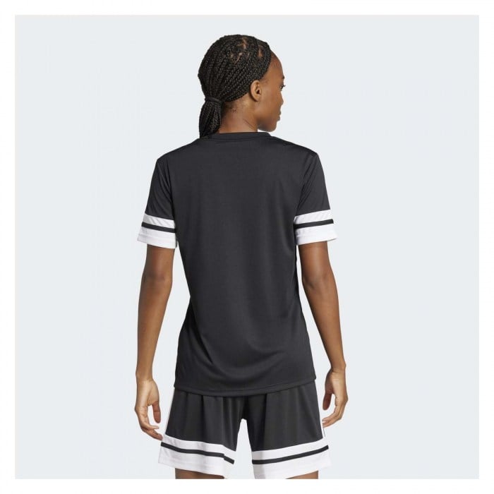 adidas Squadra 25 Short-Sleeve Jersey (W) - Black/White