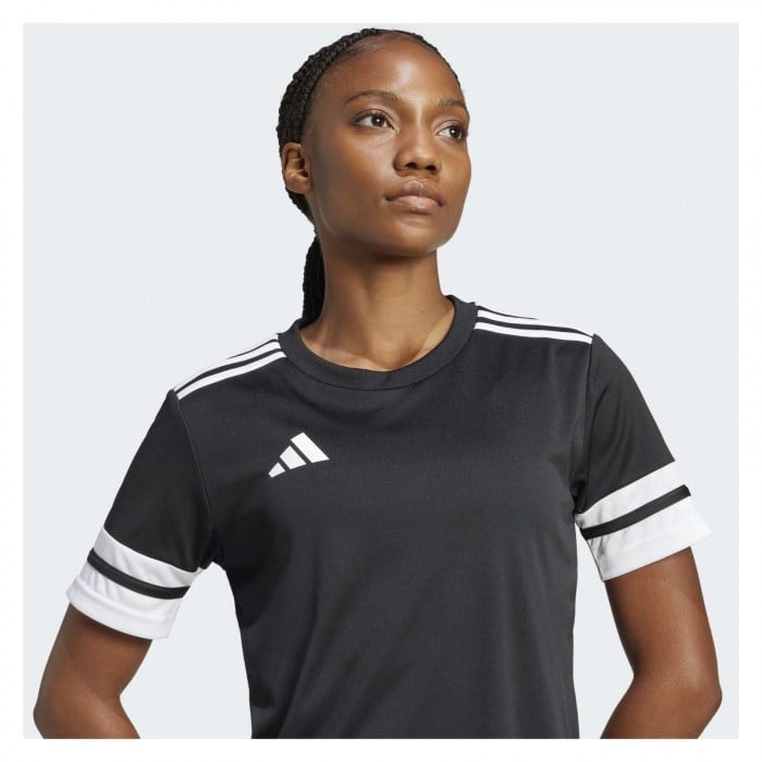 adidas Squadra 25 Short-Sleeve Jersey (W) - Black/White