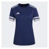 adidas Squadra 25 Short-Sleeve Jersey (W) - Team Navy Blue/White