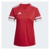 adidas Squadra 25 Short-Sleeve Jersey (W) - Team Power Red/White