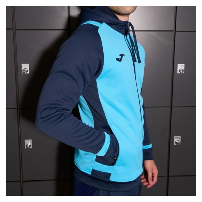 Joma Lider Tracksuit - Fluorescent Turquoise/Dark Navy