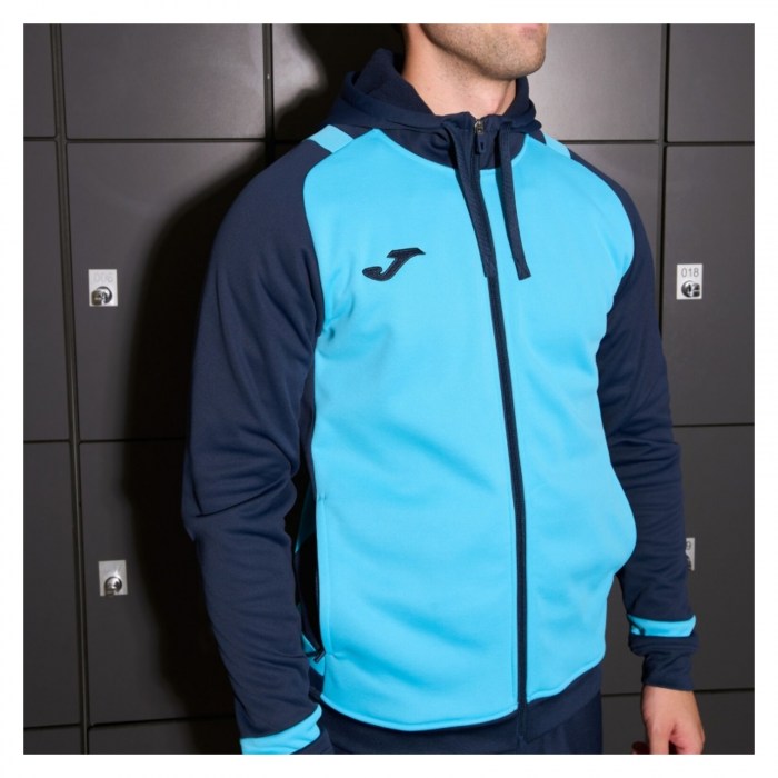 Joma Lider Tracksuit - Fluorescent Turquoise/Dark Navy
