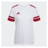 adidas Squadra 25 Short-Sleeve Jersey (W) - White/Team Power Red