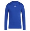 adidas Techfit Long-Sleeve Tee - Team Royal Blue/White
