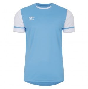 Umbro Cavelle Jersey SS - Sky Blue/Brilliant White