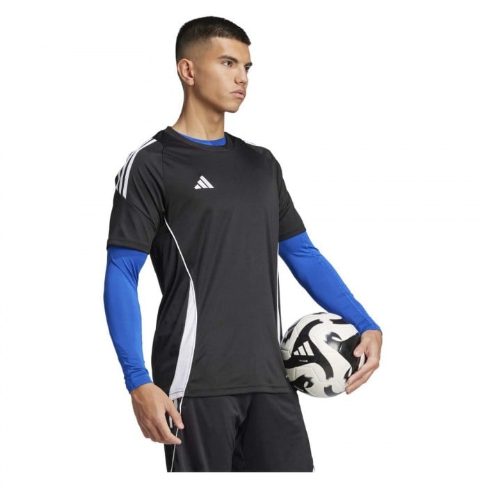 adidas Techfit Long-Sleeve Tee - Team Royal Blue/White