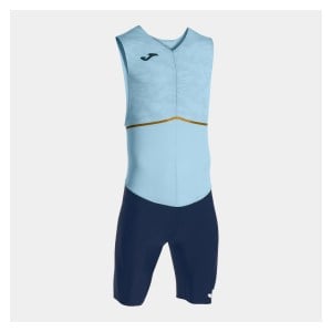 Joma Record Pro Running Bodysuit - Sky Blue/Gold/Dark Navy