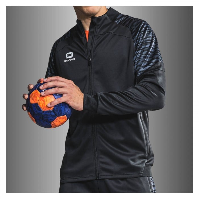Stanno Bolt Full Zip Top - Black/Anthracite