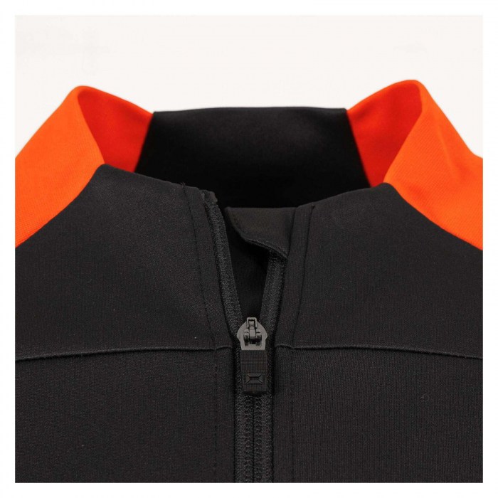 Stanno Bolt Full Zip Top - Black/Orange