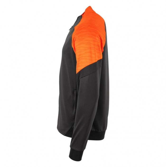 Stanno Bolt Full Zip Top - Black/Orange