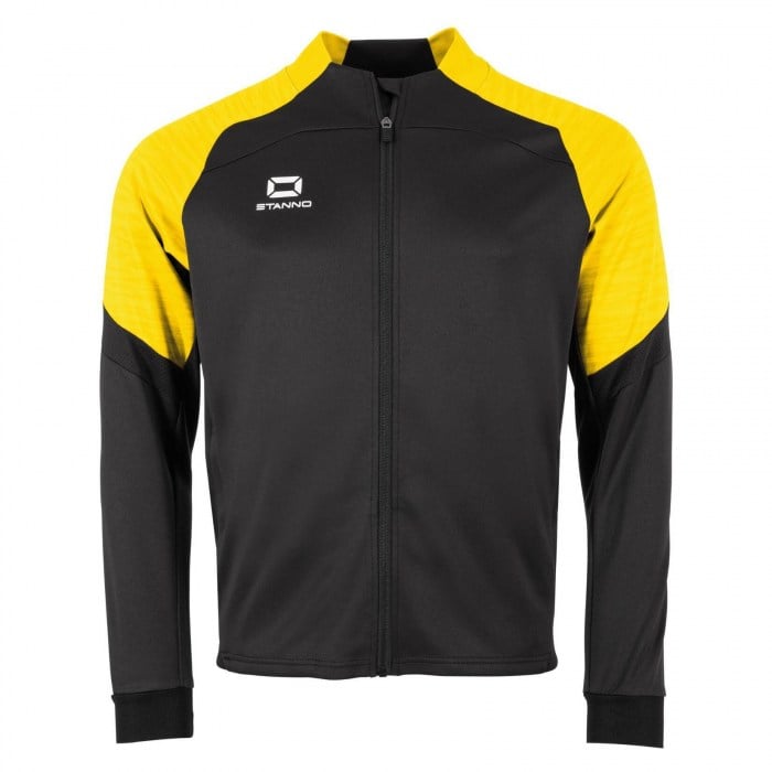 Stanno Bolt Full Zip Top - Black/Yellow