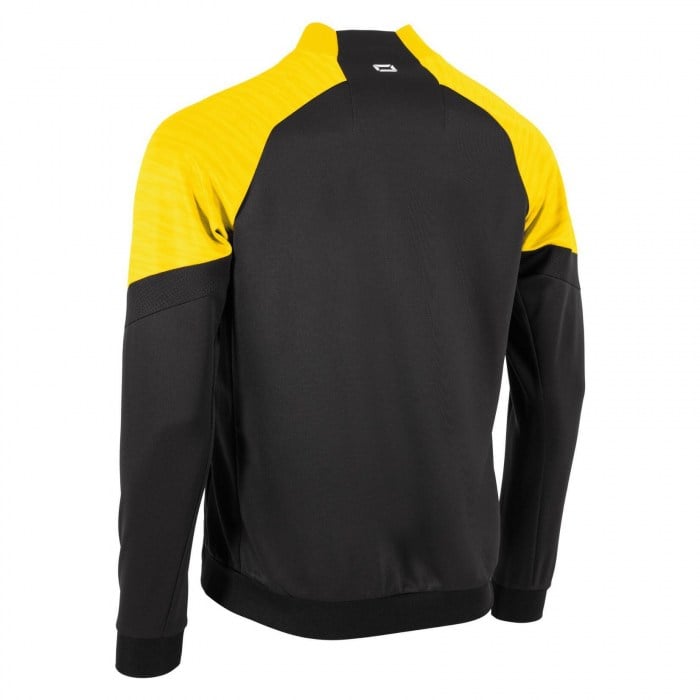 Stanno Bolt Full Zip Top - Black/Yellow
