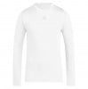 adidas Techfit Long-Sleeve Tee - White/Black