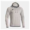 Joma Combi Premium Hooded Sweatshirt - Light Melange/Black