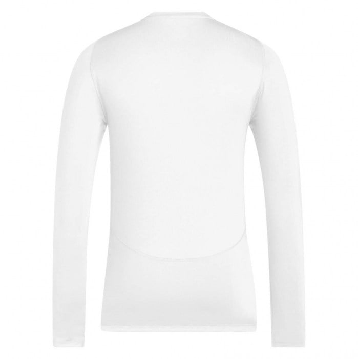 adidas Techfit Long-Sleeve Tee - White/Black