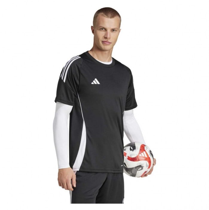 adidas Techfit Long-Sleeve Tee - White/Black
