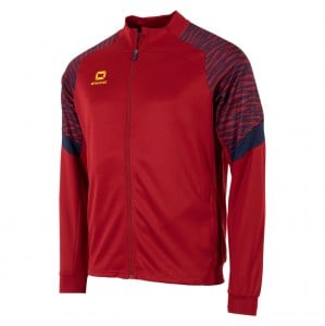 Stanno Bolt Full Zip Top - Dark Red/Navy