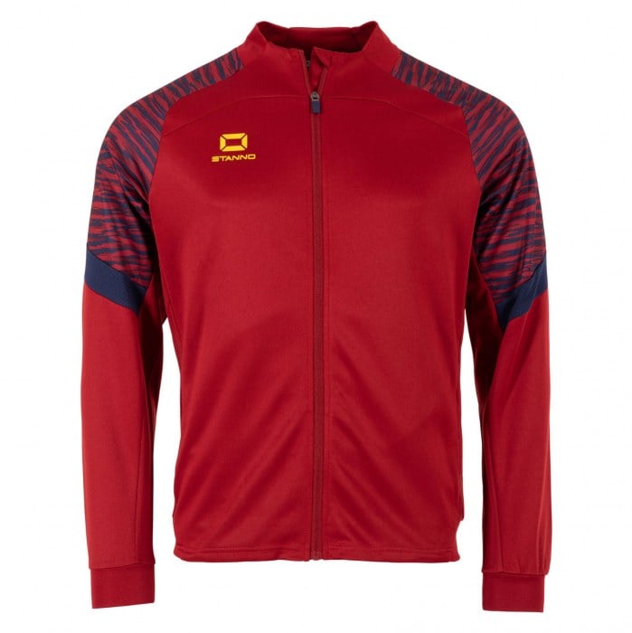 Stanno Bolt Full Zip Top - Dark Red/Navy