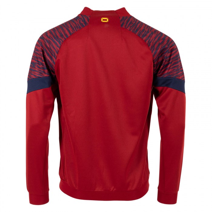 Stanno Bolt Full Zip Top - Dark Red/Navy