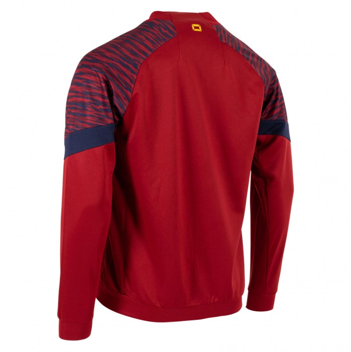 Stanno Bolt Full Zip Top - Dark Red/Navy
