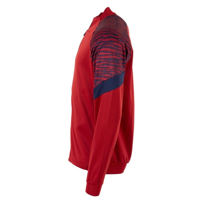 Stanno Bolt Full Zip Top - Dark Red/Navy