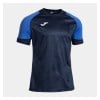 Joma Hispa V T-Shirt - Dark Navy/Royal Blue/White