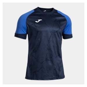 Joma Hispa V T-Shirt - Dark Navy/Royal Blue/White