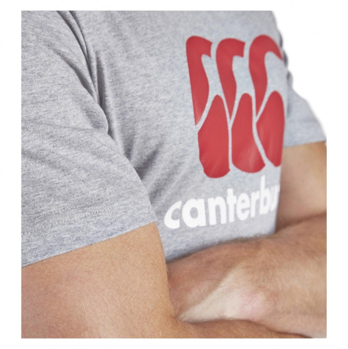 Canterbury Team Ccc Logo T-shirt Classic Marl-Red-White-4-43761-4486
