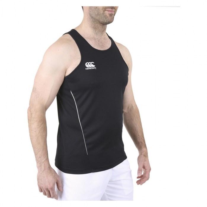 Canterbury Team Dry Singlet Black-White-3