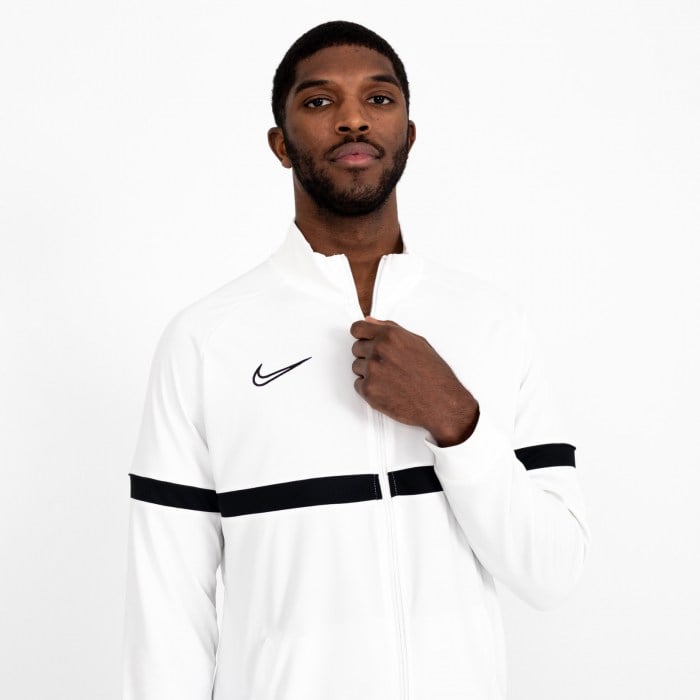 Nike Academy 21 Knit Track Jacket (M) White-Black-Black-Black