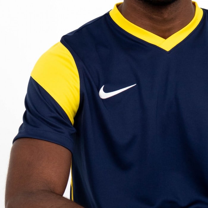 Nike Park Derby III Short-Sleeve Jersey Midnight Navy-Tour Yellow-White