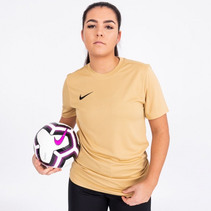 Nike Park VIi Dri-fit Short Sleeve Shirt Jersey Gold-Black