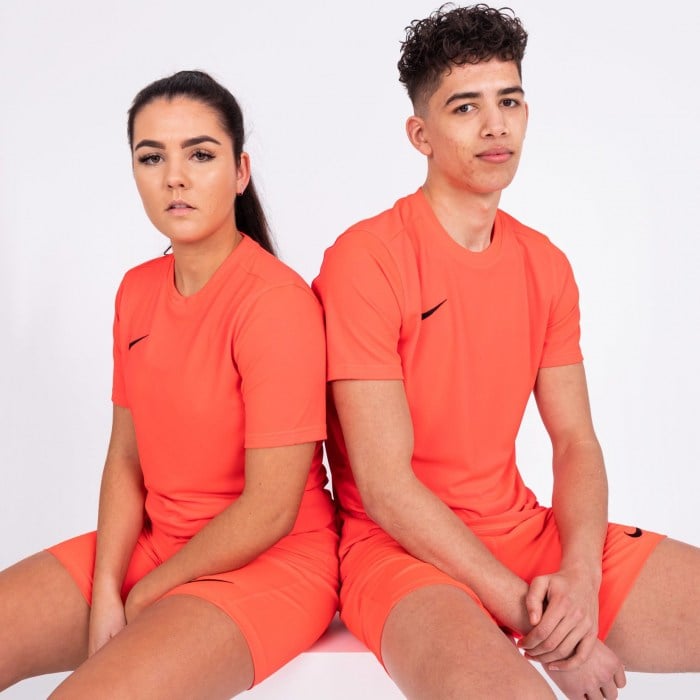 Nike Park VIi Dri-fit Short Sleeve Shirt Bright Crimson-Black