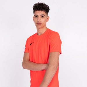 Nike Park VIi Dri-fit Short Sleeve Shirt Bright Crimson-Black