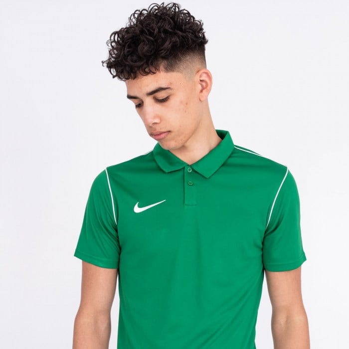 Nike Dri-fit Park 20 Polo Pine Green-White-White