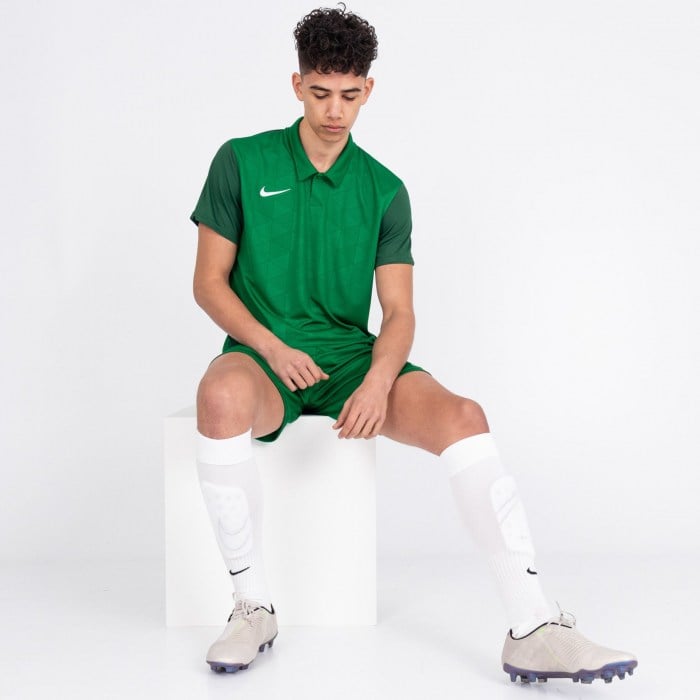 Nike Dri-fit Trophy Iv Short Sleeve Jersey Pine Green-Gorge Green-White