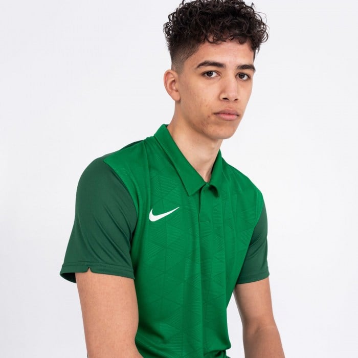 Nike Dri-fit Trophy Iv Short Sleeve Jersey Pine Green-Gorge Green-White