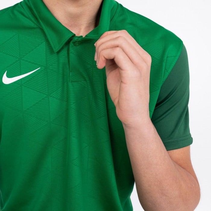 Nike Dri-fit Trophy Iv Short Sleeve Jersey Pine Green-Gorge Green-White