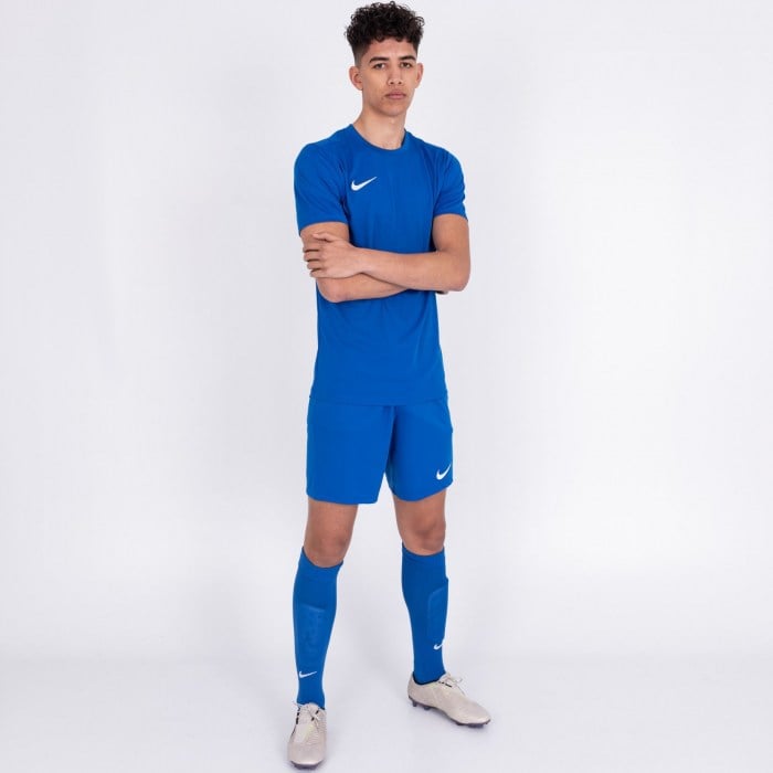 Nike Park VIi Dri-fit Short Sleeve Shirt Royal Blue-White
