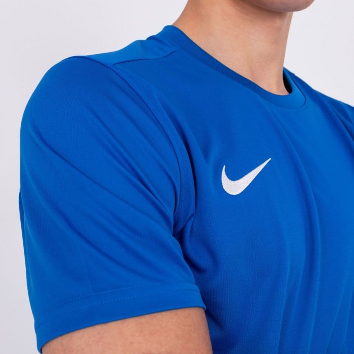 Nike Park VIi Dri-fit Short Sleeve Shirt Royal Blue-White