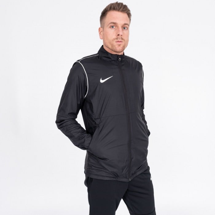 Nike Repel Park 20  Rain Jacket Black-White-White