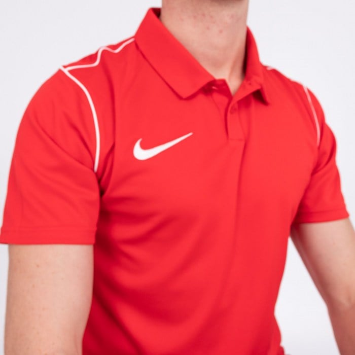 Nike Dri-fit Park 20 Polo University Red-White-White