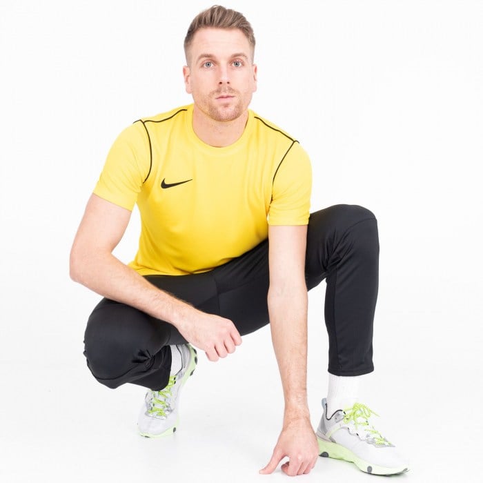 Nike Park 20 Short-sleeve Training Tee Tour Yellow-Black-Black